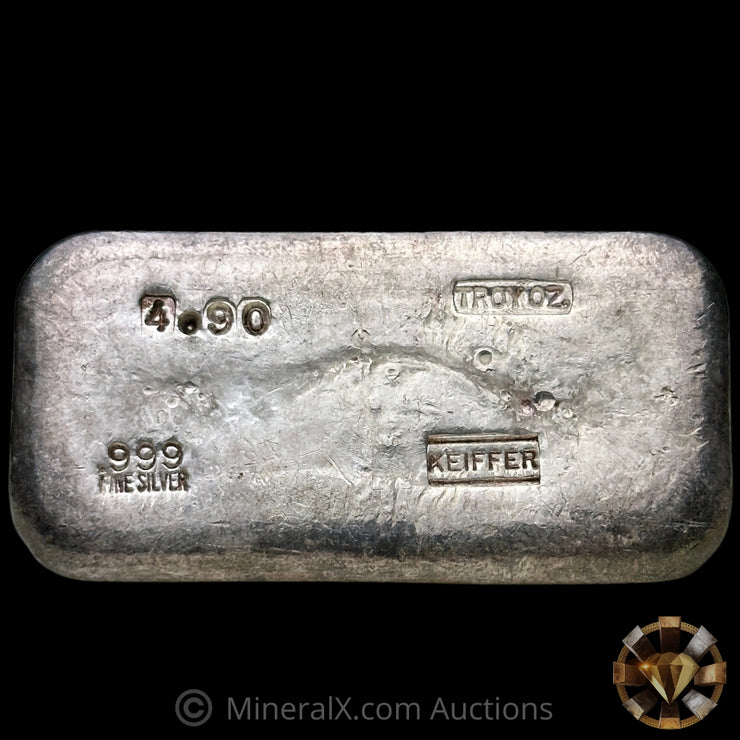 4.90oz Keiffer Vintage Silver Bar