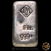 5oz JM Johnson Matthey Vintage Silver Bar