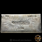 20oz Engelhard Bull Logo Vintage Silver Bar