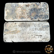 x2 10oz American Republic Silver Co Chattanooga Tenn Sequential Vintage Silver Bars