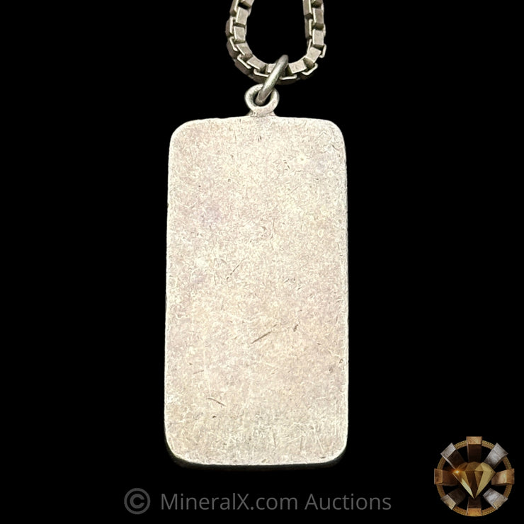 0.5oz ABC Australian Bullion Company Vintage Silver Pendant With Chain
