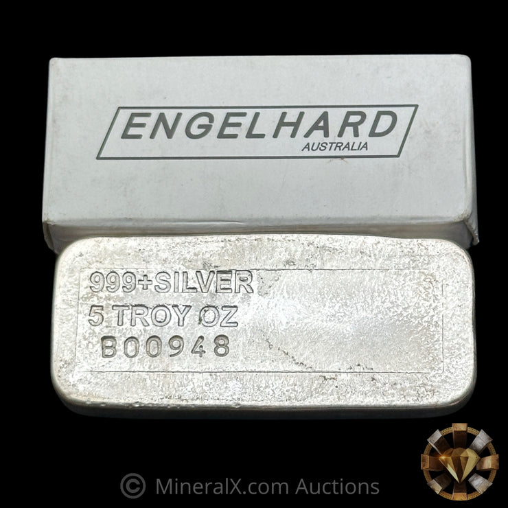 5oz Engelhard Australia Silver Bar with Box