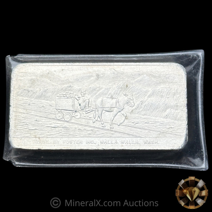 3oz W H Foster Sunshine Mining Company Vintage Silver Bar