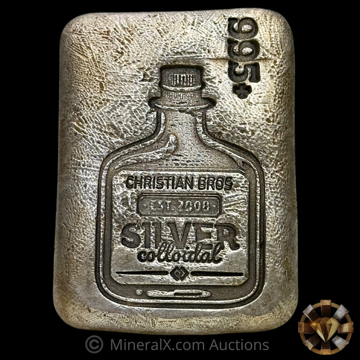 6oz Dennis England Christian Bros Colloidal Silver Fantasy Silver Bar