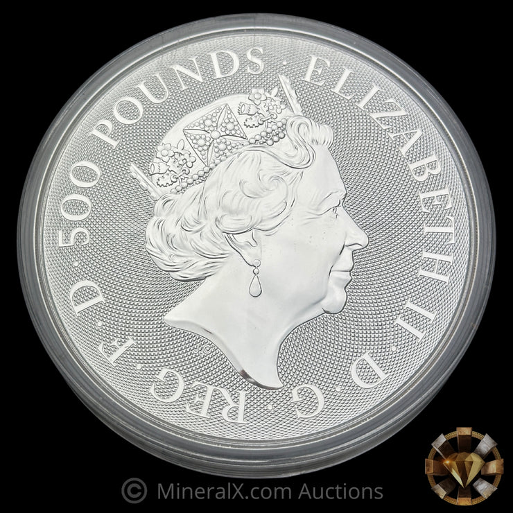 Kilo 2021 500 Pounds The Queens Beast Silver Round Coin