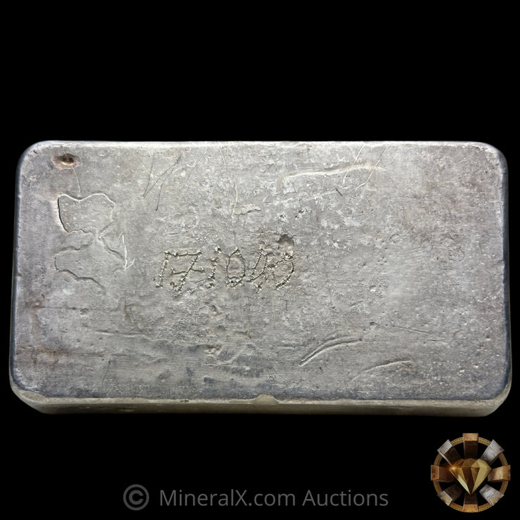 1.0018kg (Kilo) SRM Stanley Robert Mitchell Refiners Australia ABC Counterstamp Vintage Silver Bar