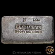 5oz Engelhard 7th Series Serial Absent Variety Vintage Silver Bar