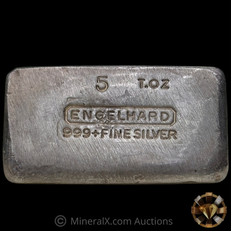 5oz Engelhard 7th Series Serial Absent Variety Vintage Silver Bar