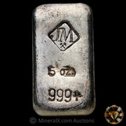 5oz JM Johnson Matthey Vintage Silver Bar