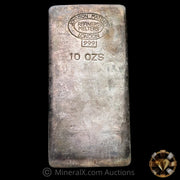 10oz Johnson Matthey London Refiners Melters Vintage Silver Bar