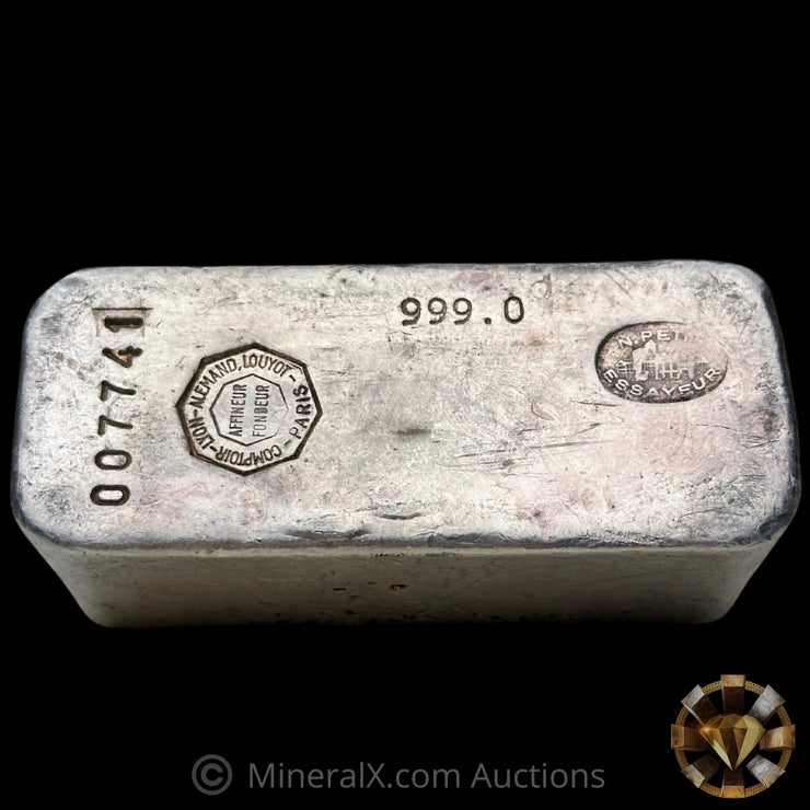 Kilo Comptoir Lyon Alemand Louyot Paris Vintage Silver Bar