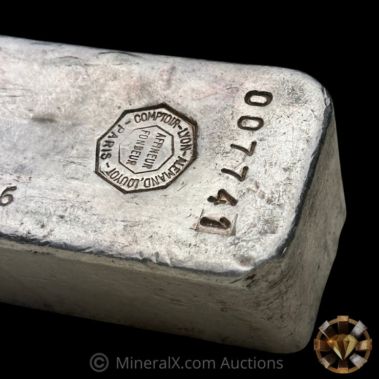 Kilo Comptoir Lyon Alemand Louyot Paris Vintage Silver Bar