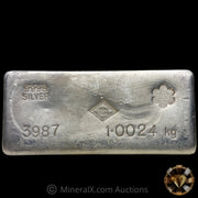 1.0024kg (Kilo) SRM Stanley Robert Mitchell Refiners Australia SCCC Counterstamp Vintage Silver Bar