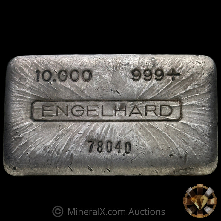 10oz Engelhard 5 Digit Vintage Silver Bar