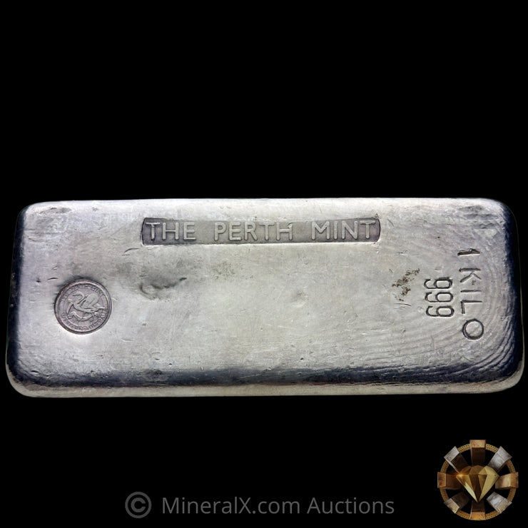 Kilo The Perth Mint Australia 2nd Series Vintage Silver Bar