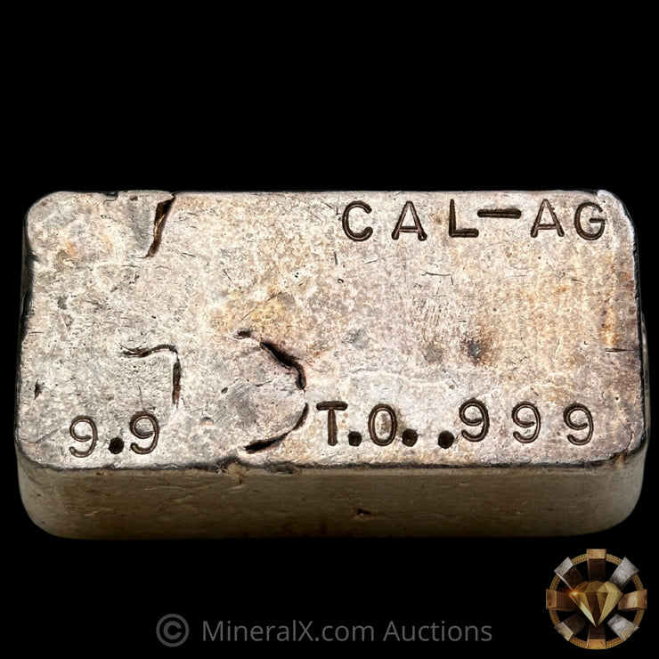 9.9oz CAL - AG Vintage Silver Bar