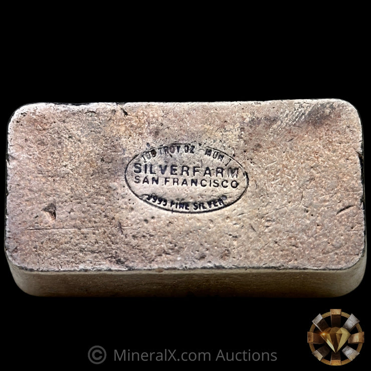 10oz Silverfarm San Francisco Vintage Silver Bar