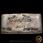 10oz Silvertowne Waffleback Vintage Silver Bar