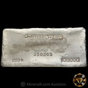 100oz Engelhard Bull Logo Vintage Silver Bar