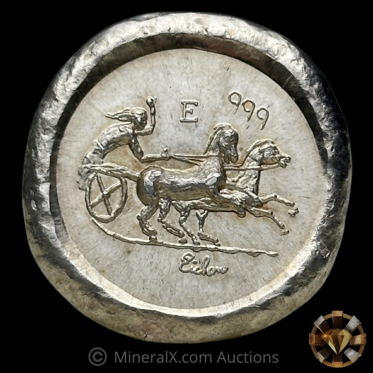 1oz USVI Anaheim Chariot Vintage Silver Ingot Round