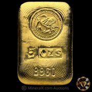 5oz The Perth Mint Australia Vintage Gold Bar