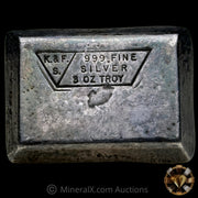 3oz K & F S Kenneth & Freda Shonback Vintage Silver Bar