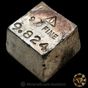 9.824oz Delta Smelting & Refining Vintage Silver Cube Bar