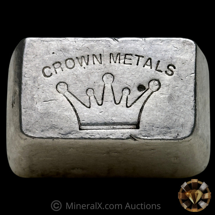 5oz Crown Metals Vintage Silver Bar