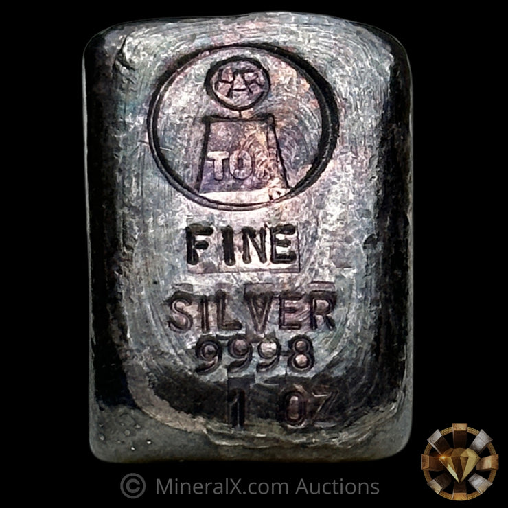 1oz Harrington Metallurgy Australia Vintage Silver Bar