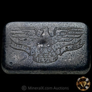 5oz W H Foster Vintage Silver Bar With Deak Triangle & Star Counterstamps