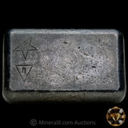 5oz W H Foster Vintage Silver Bar With Deak Triangle & Star Counterstamps