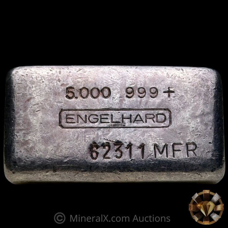 5oz Engelhard MFR Vintage Silver Bar