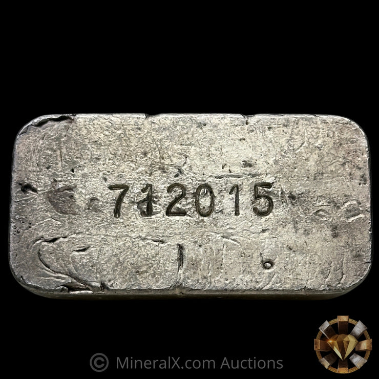 10.22oz Consolidated Mines & Metals Large Serial Variety Vintage Silver Bar