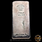 Kilo JM Johnson Matthey London Melters & Refiners "With Serial Variety" Vintage Silver Bar