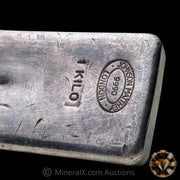 Kilo Johnson Matthey JM London Rare 9990 Small Hallmark Variety Vintage Silver Bar