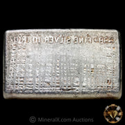 10oz Engelhard Waffleback Vintage Silver Bar With Reverse Impression