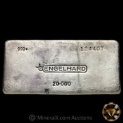 20oz Engelhard Bull Logo Vintage Silver Bar