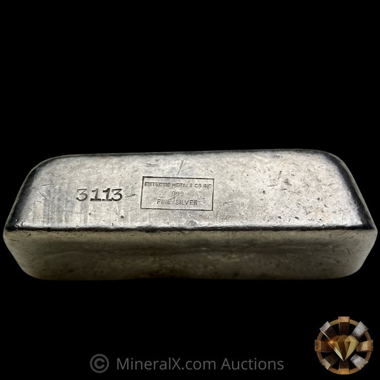 25.08oz Eutectic Metals Co Inc Vintage Silver Bar