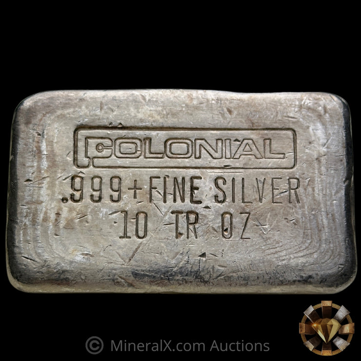 10oz Colonial Vintage Silver Bar