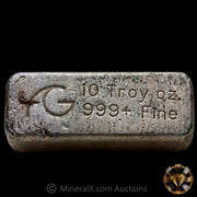 10oz AG Vintage Silver Bar