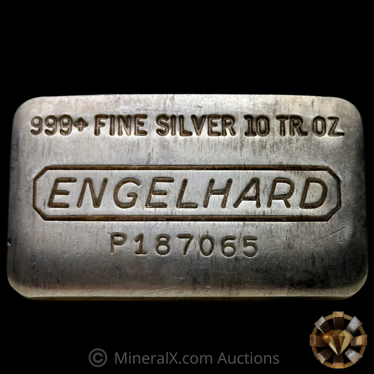 10oz Engelhard P Loaf Vintage Silver Bar