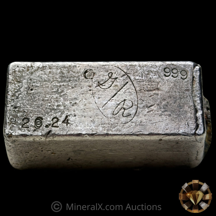 26.24oz GR Vintage Silver Bar