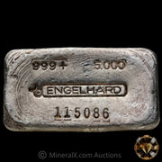 5oz Engelhard Bull Logo Vintage Silver Bar