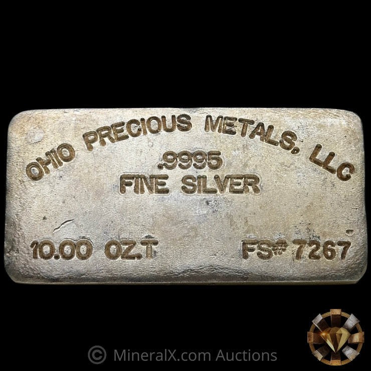 10oz Ohio Precious Metals Silver Bar