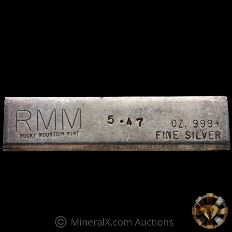 5.47oz RMM Rocky Mountain Mint Vintage Silver Bar