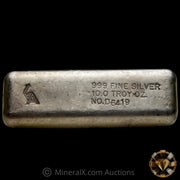 10oz GA Golden Analytical Vintage Silver Bar