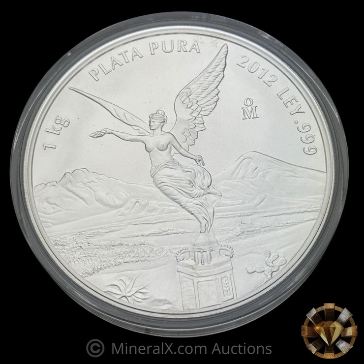 Kilo 2012 Mexican Libertad Silver Coin Round