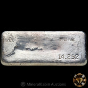 14.252oz Delta Smelting & Refining Rare Weight Class Vintage Silver Bar