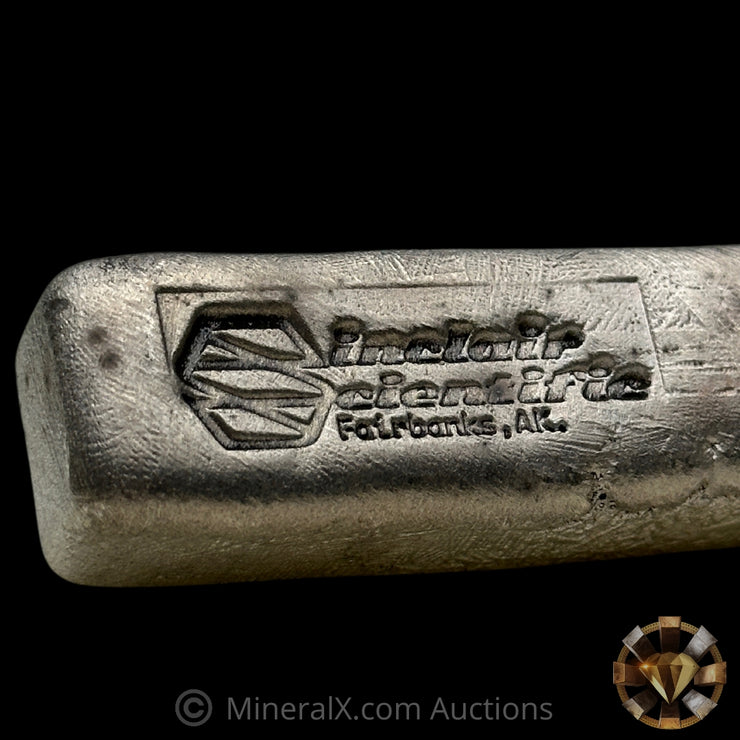 6.5oz Dennis England Sinclair Scientific Fairbanks AK Fantasy Silver Bar