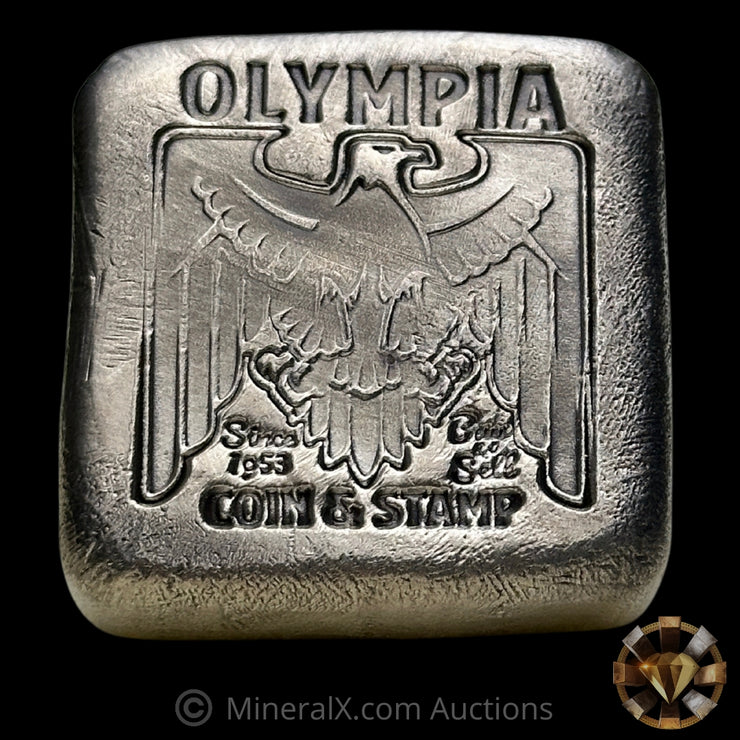 6oz Dennis England Olympia Coin & Stamp Fantasy Silver Bar